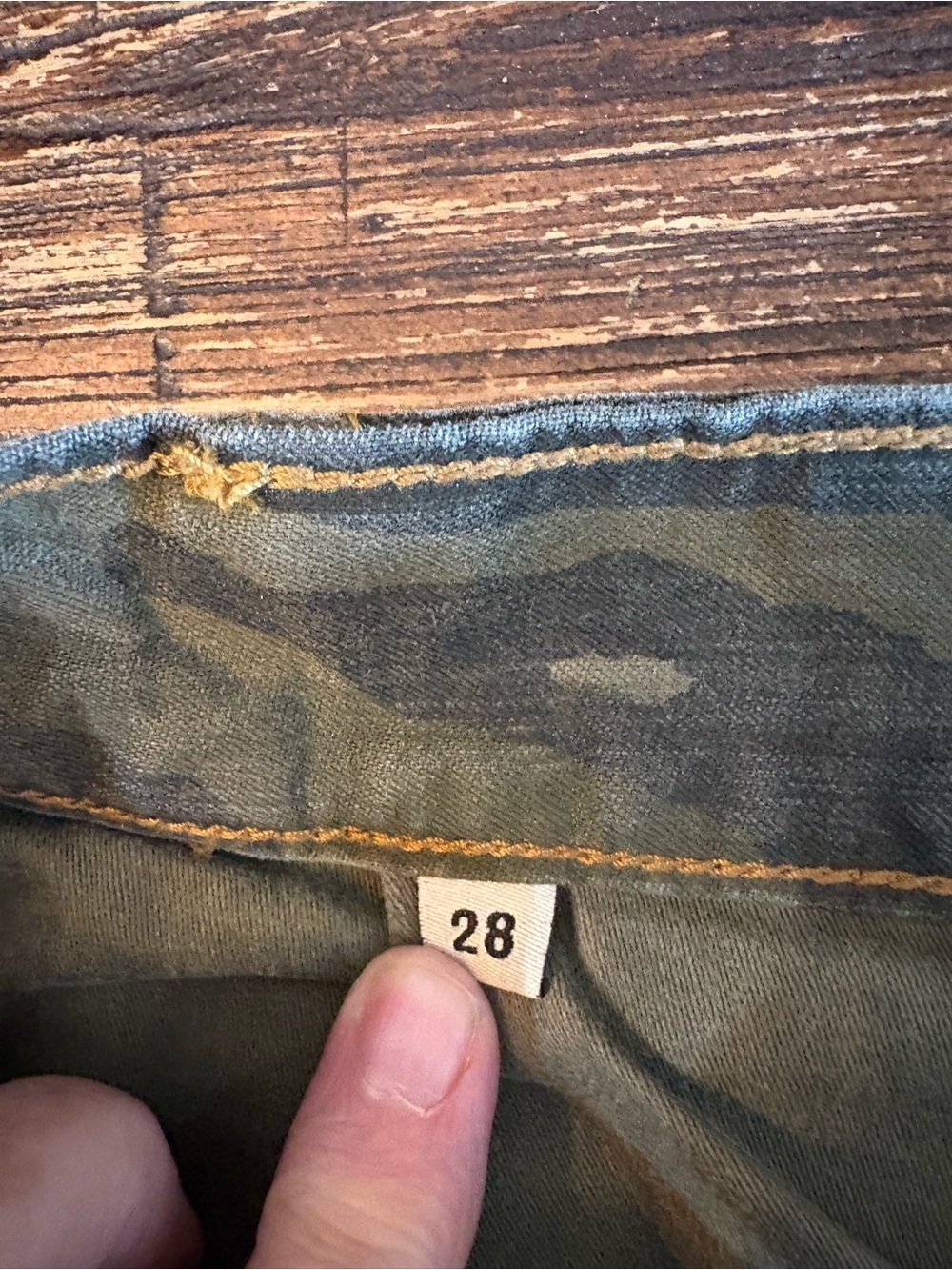 Imogene and Willie Service Trouser 28 Camo Brushstroke Camo NWT - Picture 13 of 16